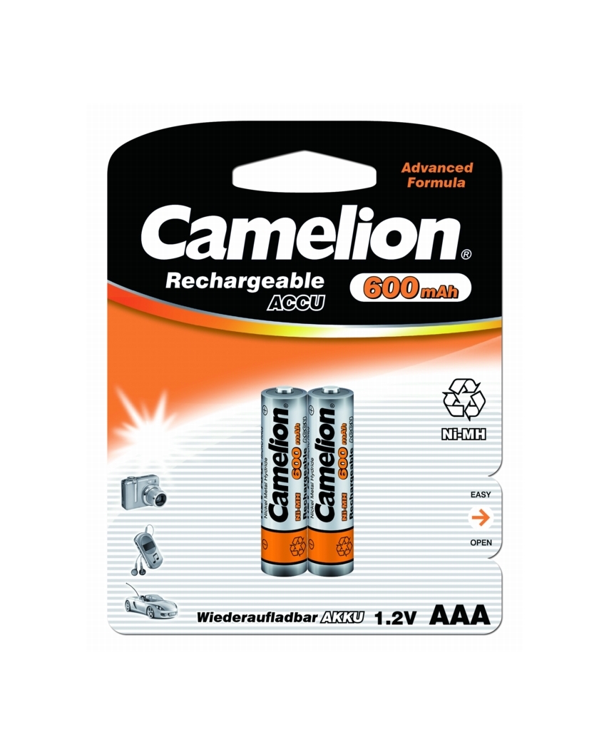 Camelion AAA-600mAh Ni-Mh BL-2 (ак,1