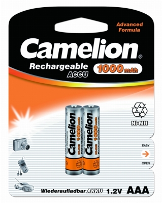 Camelion AAА-1000mAh NI-Mh (24)BL-2(ак 1