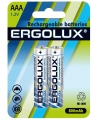 Ergolux AAA-800mAh Ni-Mh BL-2 (NHAAA800BL2, аккумулятор,1.2В)(24)