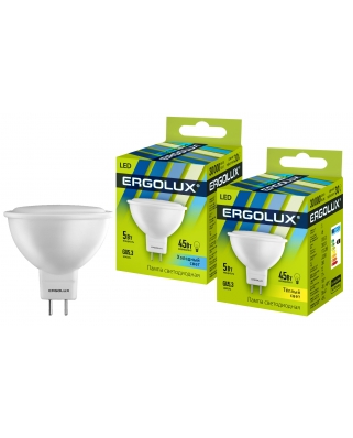 Ergolux LED-JCDR-5W-GU5.3-4K (Эл.лампа светодиодная JCDR 5Вт GU5.3 4500K ***