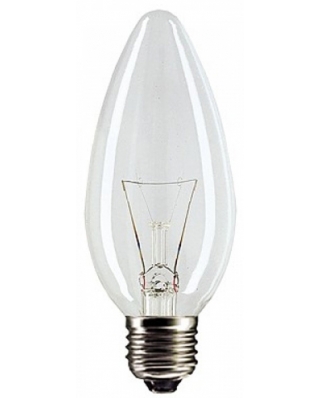 MIC Camelion 40/B/CL/E27 (Эл.лампа накал.с прозрачной колбой, свеча)(100)