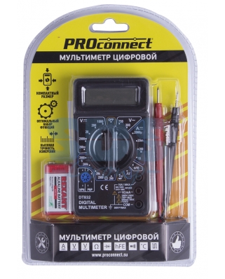 PROCONNECT M832(DT832) Портативный мультиметр (1/1) 13-3012 