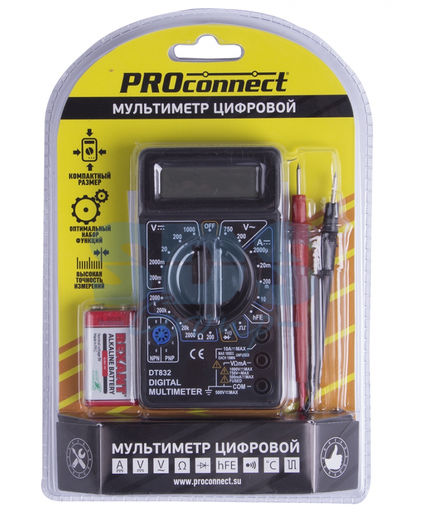 Proconnect Портативный мультиметр M832(DT832) (1/1