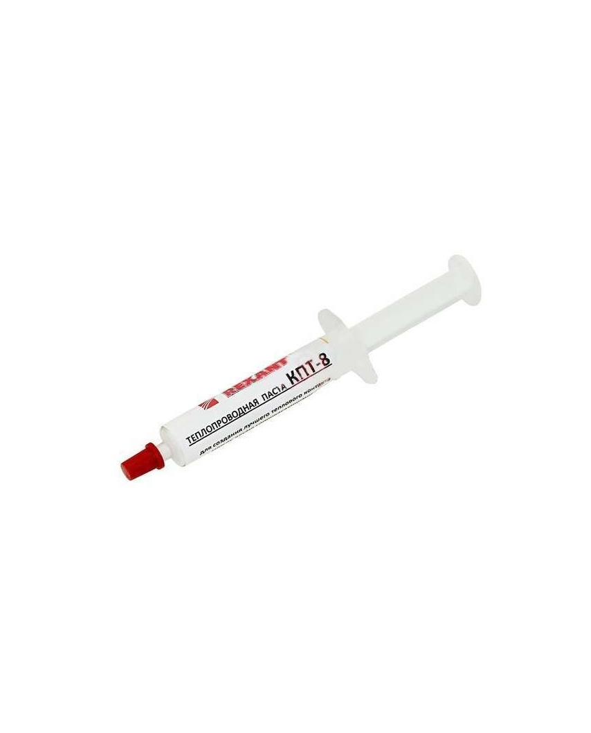 Паста теплопроводная КПТ-8 2мл (шприц) REXANT