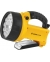 Ultra Flash LED 3753 (фонарь аккум, 11 светодиод.+галог.лампа, подзар.220В/12В, пластик, желтый)(20