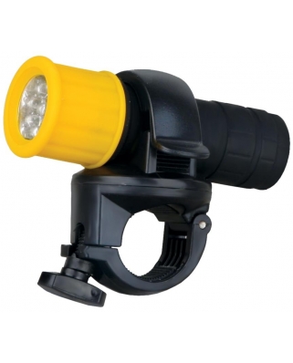 Ultraflash LED 652 (фонарь велосипедный., пластик., желтый, 9 LED, 3xR03)