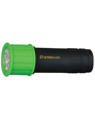 Ultraflash LED15001-C (фонарь 3XR03 светофор, зеленый с черным, 9 LED, пластик, блистер)