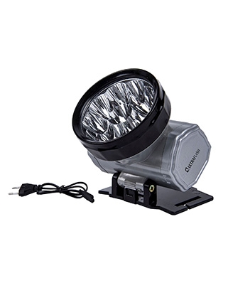 Ultraflash LED5371 (фонарь налобн аккум 220В, сере