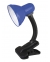 Ultraflash UF-320 C06 синий (Светильник настольный с прищепкой 230В, 60Вт, E27, ЛОН)