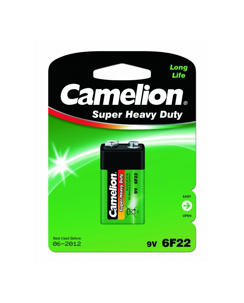 Camelion 6F22 BL-1 (батарейка, 9В) (12/240)