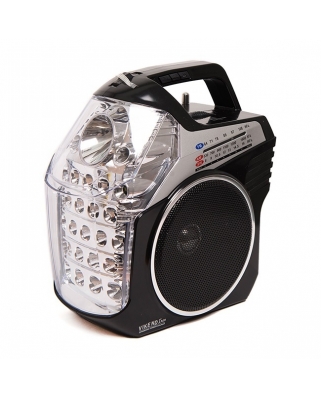 Радиоприемник "VIKEND IRON", УКВ 64-108МГц, бат. 3*R20, 220V, акб 1800mA/h, USB/SD/AUX, 2 свет. фон