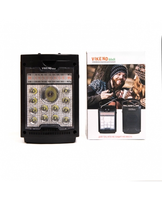 Радиоприемник "VIKEND WALK", FM 88-108МГц, бат. 2*R20, 220V, акб1300mA/h,USB/SD/microSD/AUX,свет.фон