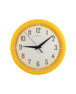 Часы настенные ПЕ - Б2 - 256 (желтый)