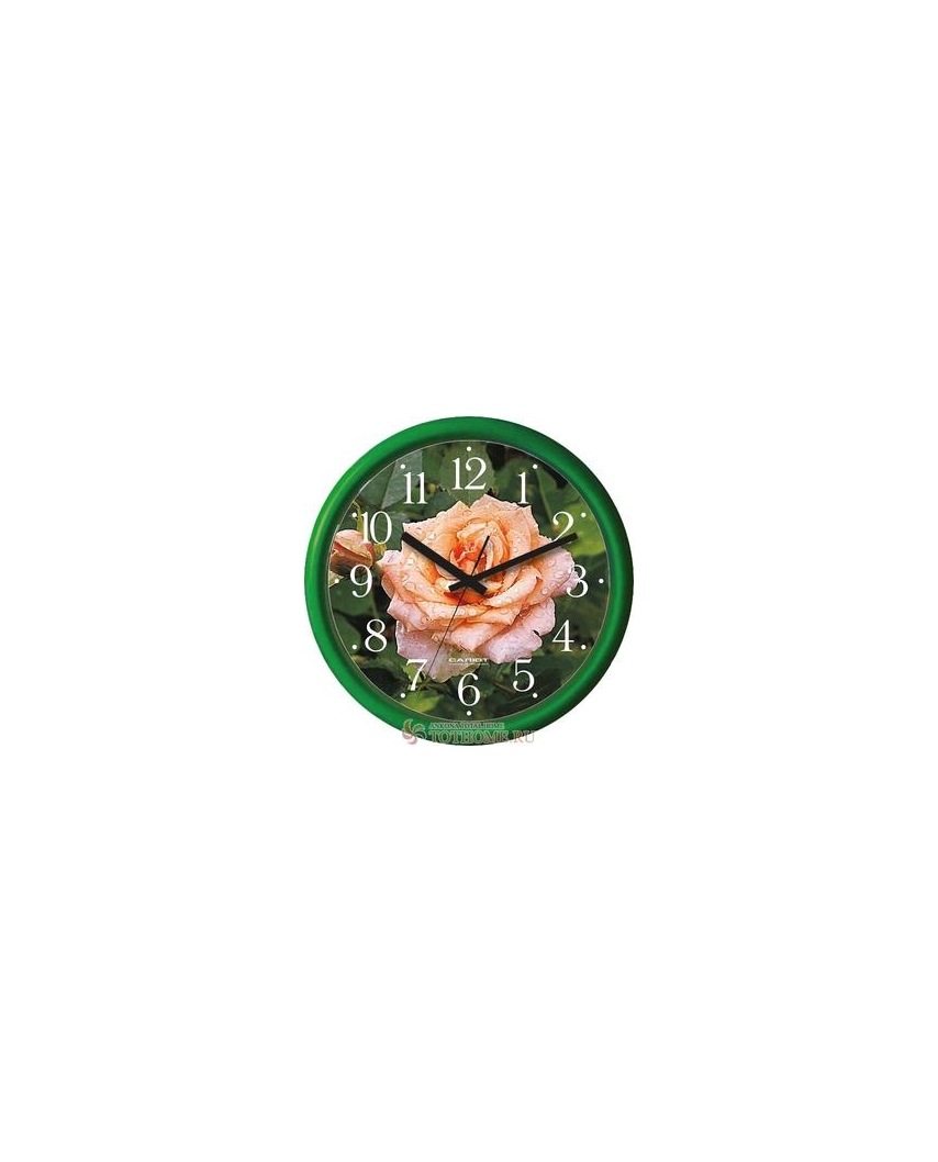 Часы настенные ПЕ - Б3-239 Розочка