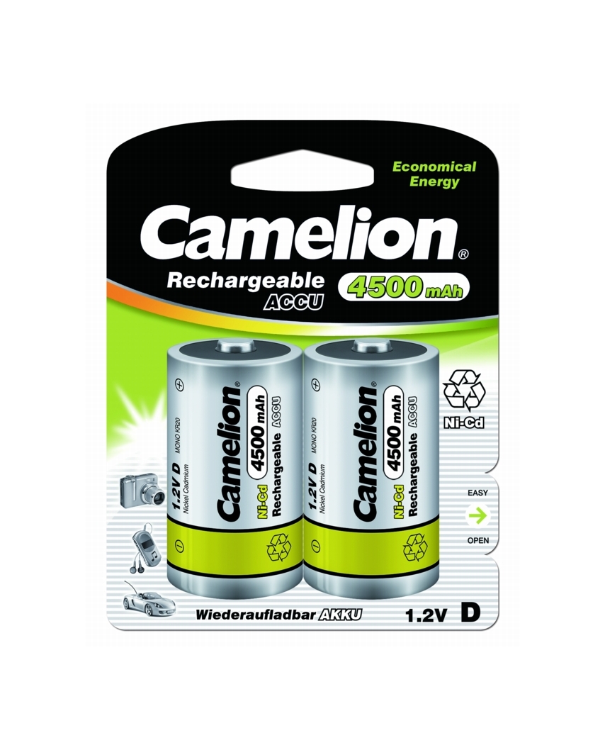 Camelion D-4500mAh Ni-Cd Bl-2 (ак,1