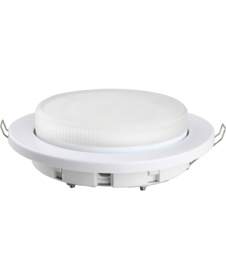 Camelion FP1-GX53-W(40) (белый пластик,встраиваемы