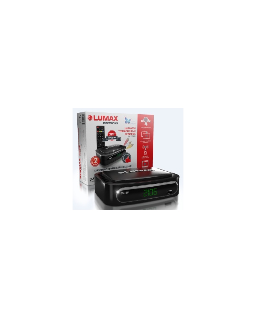 LUMAX DV2105HD Wi-Fi, Кинозал Цифровой телевизионный приемник