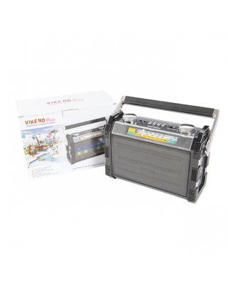 Радиоприемник "VIKEND DISCO", УКВ 64-108МГц, бат. 2*R20, 220V, USB/microSD/AUX, светод.фон.,дискосв.