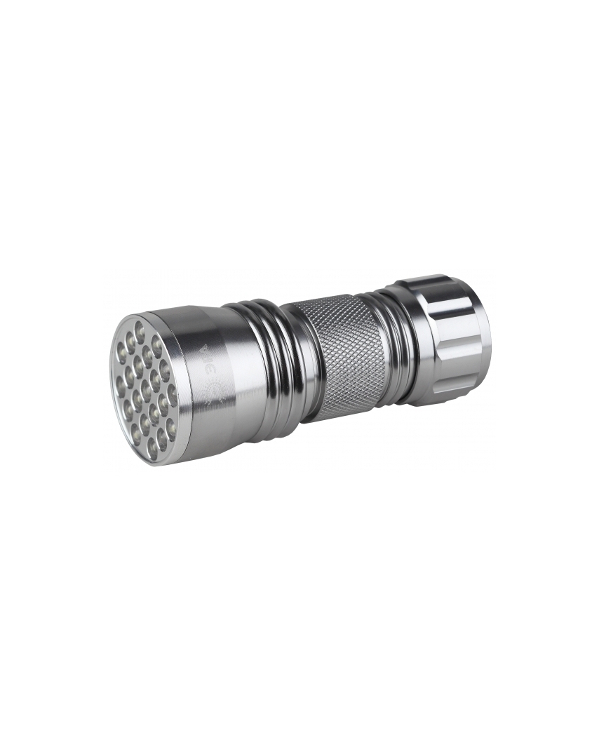 ЭРА SD21 Фонарь 21xLED, алюм, 3хААА, бл (24/144/25