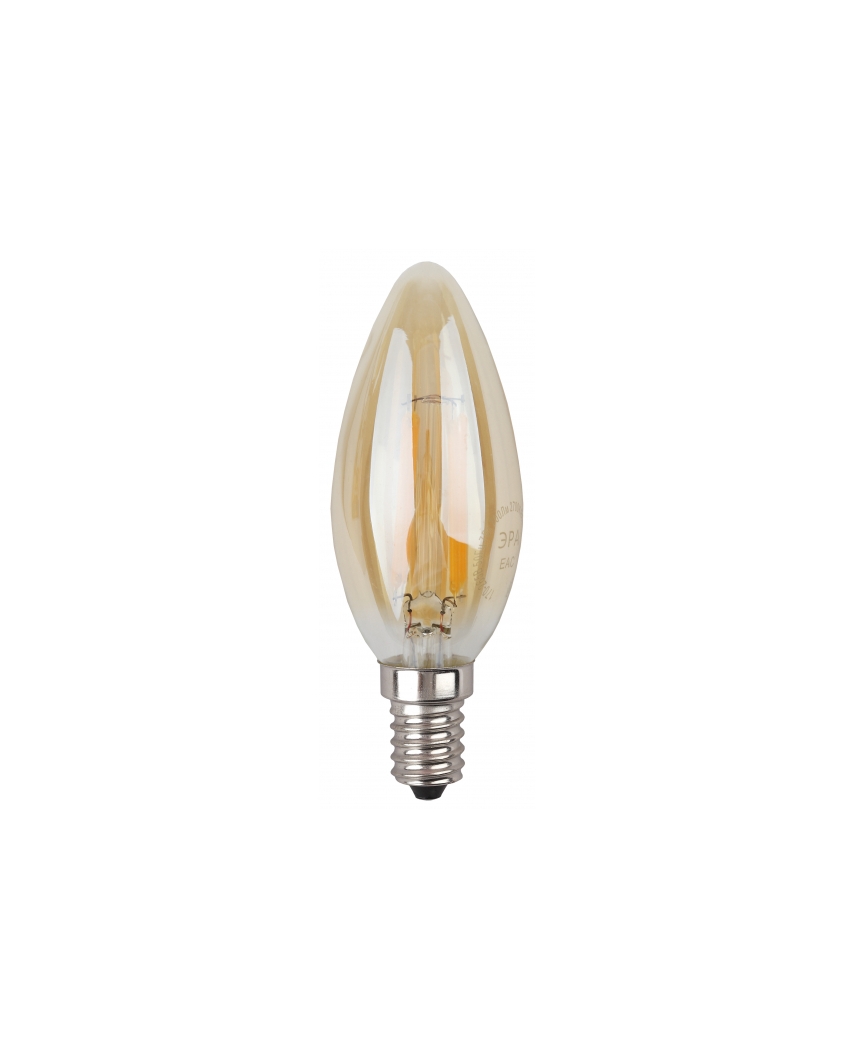 Эра Лампа светодиодная F-LED B35-7W-827-E14 gold