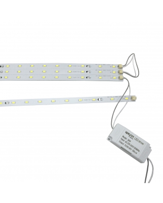 Apeyron Комплект светодиодных линеек "Армстронг"для потолочных светильников; 4*9Вт (драйвер 36Вт)