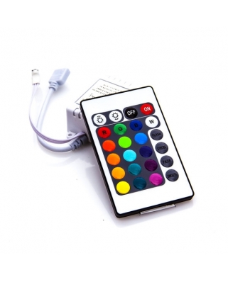 Apeyron Мини-контроллер RGB 12В, 72 Вт, IR, пульт кнопочный