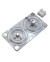 Apeyron Плата светодиодная, 220В, 24Вт, smd2835,80Лм/Вт,6500, 126*63мм, прямоуг.с линзой (02-17)(20)