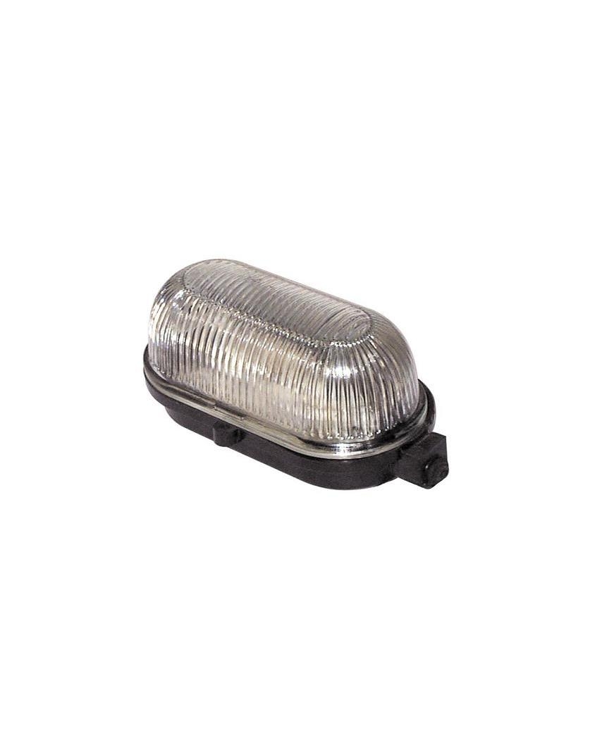Apeyron Светильник черный "Элипс", корпус ПАТС, рас-ль стекло, Е27х60W,IP44