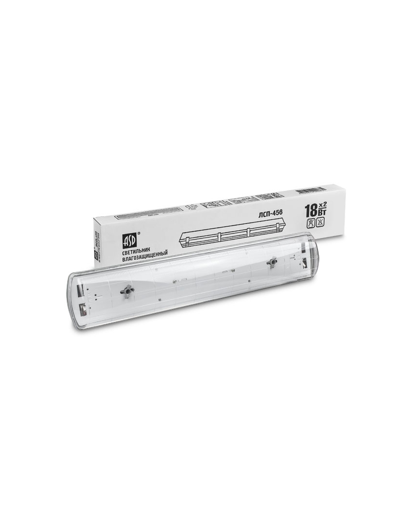 ASD ССП-456 2х18Вт 160-260В LED-Т8R/G13 IP65 1200