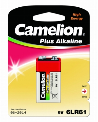 Camelion 6LF22 Alkaline BL-1 (батарейка,9В) (6LR61) (12/192)