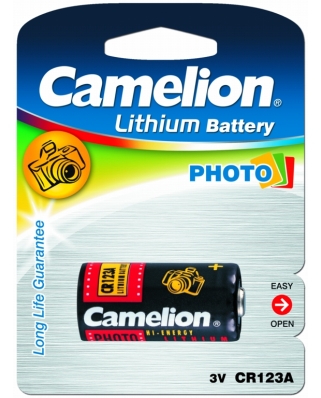Camelion CR123A BL-1(бат-ка фото,3В) (10/200)