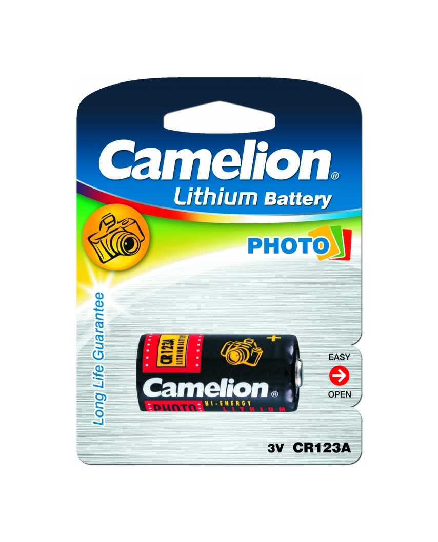Camelion CR123A BL-1(бат-ка фото,3В) (10/200)