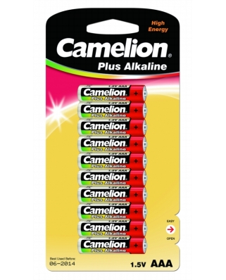 Camelion LR03 Plus Alkaline BL-10 (батарейка,1.5В)(10/720)