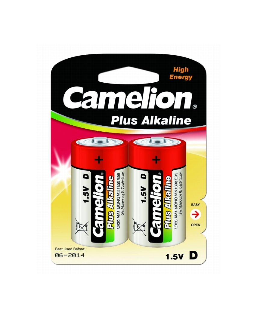 Camelion LR20 Alkaline BL-2 (бат,1,5В)(12/96)