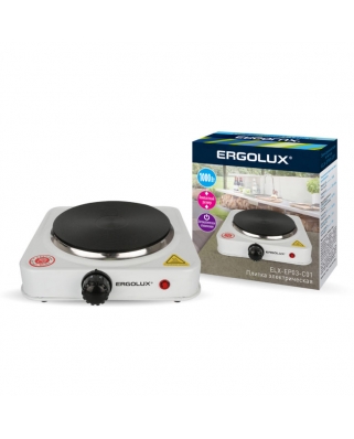 ERGOLUX ELX-EP03-C01 белая (электроплитка, 1 конф