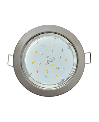 Ecola GX53 H4 220V GX53 сатин-хром 38х106 метал встраиваемый FS53H4ECB