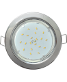Ecola GX53 H4 220V GX53 хром 38х106 метал встраиваемый (без лампы) FC53H4ECB