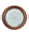 Ecola GX53 H4 220V GX53 чернёная медь 38x106 метал встраиваемый FP53H4ECB