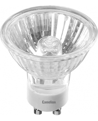 Camelion GU10 35W/220V (Эл,лампа с защит,стеклом,2000 ч,)