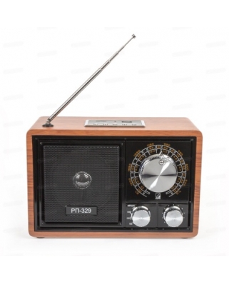 Радиоприемник "БЗРП РП-329", УКВ 64-108МГц, бат. 3*R20, 220V, USB/microSD/AUX/BT