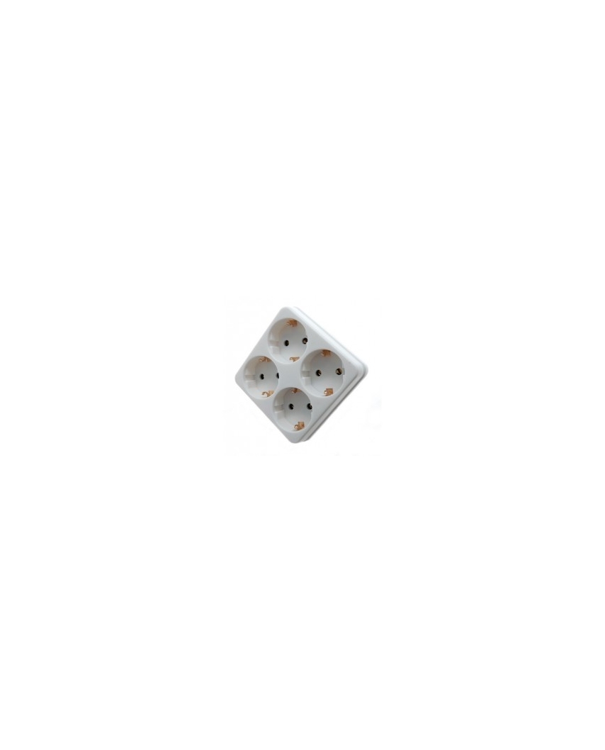 Volsten SA 1/4-С белый (сетевой-разветвитель на 4 розетки) (100)