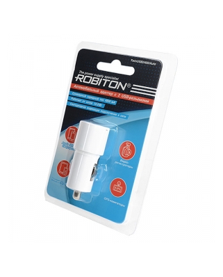 ROBITON TwinUSB2400/AUTO 4800mA с 2USB входом Адаптер/блок питания автомобильный