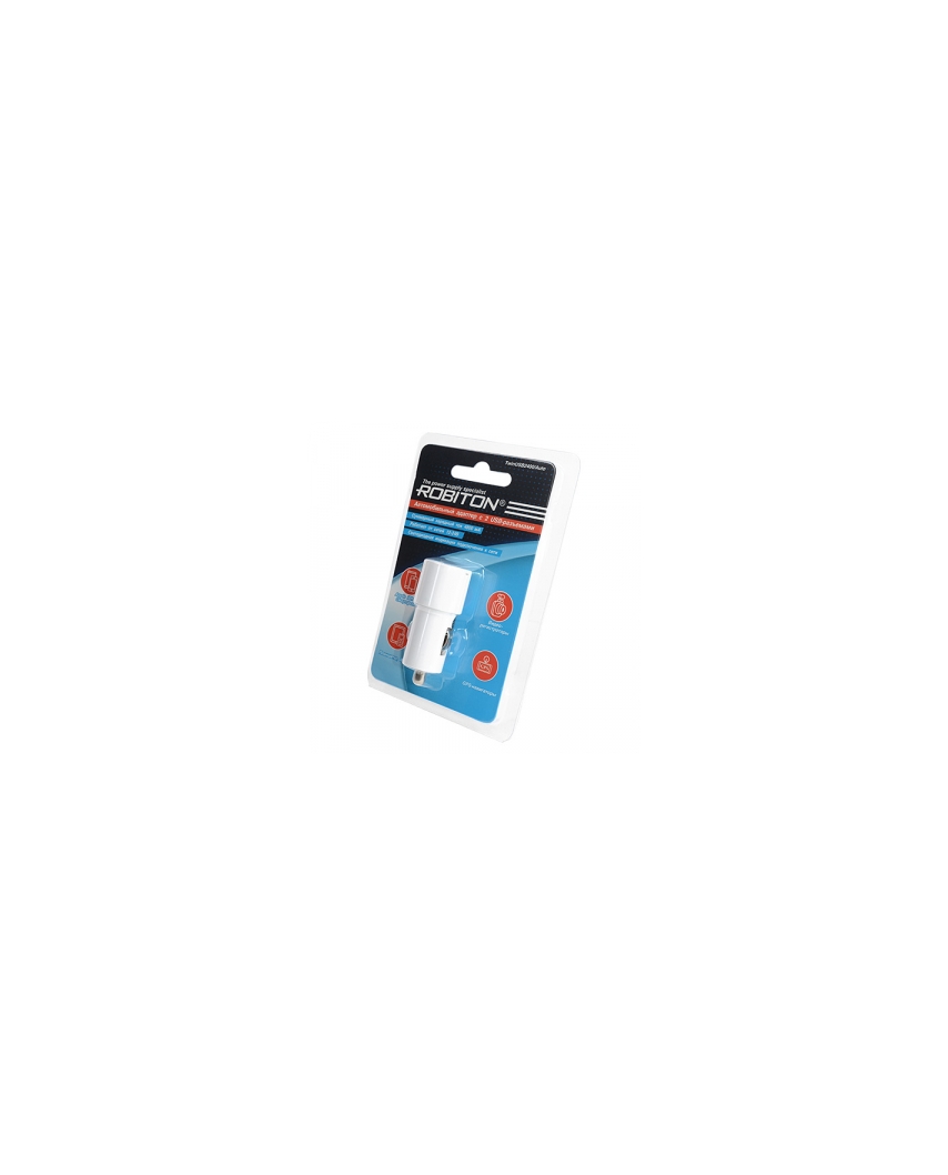 ROBITON TwinUSB2400/AUTO 4800mA с 2USB входом Адаптер/блок питания автомобильный