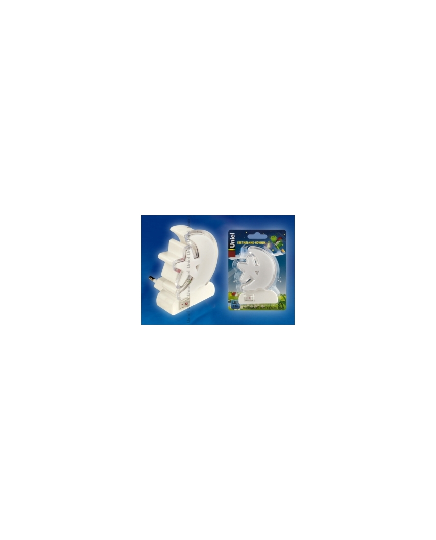 DTL-301-Месяц со звездочкой/RGB/4LED/0,5W Светильник-ночник. Без выключателя. Блистер