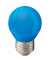 Ecola globe LED color 5,0W G45 220V E27 Blue шар Синий матовая колба 77x45 K7CB50ELB