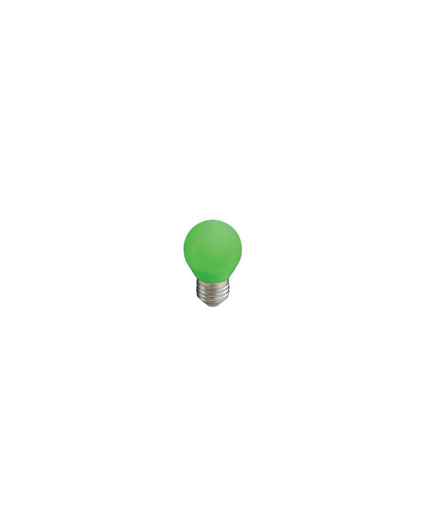 Ecola globe LED color 5,0W G45 220V E27 Green шар Зеленый матовая колба 77x45 K7CG50ELB