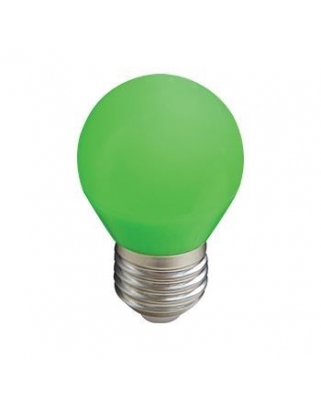 Ecola globe LED color 4,0W G45 220V E27 Green шар Зеленый матовая колба 77x45 K7CG40ELB