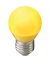 Ecola globe LED color 4,0W G45 220V E27 Yellow шар Желтый матовая колба 77x45 K7CY40ELB