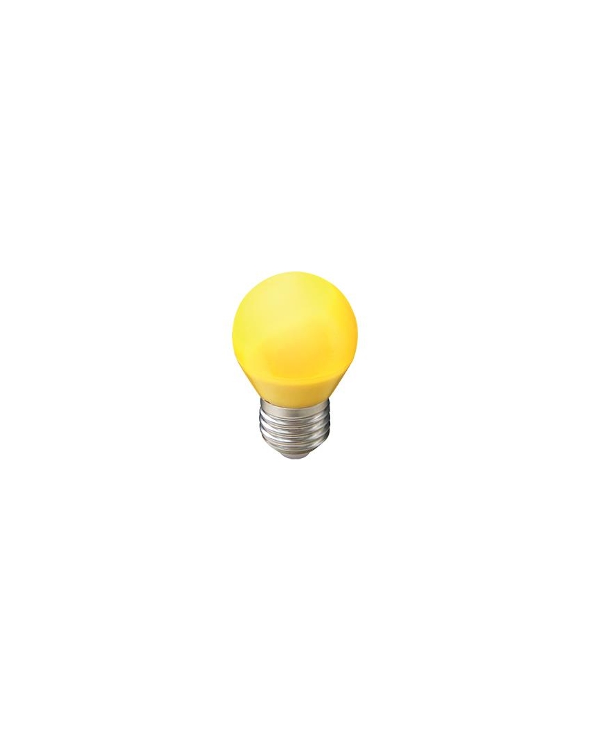 Ecola globe LED color 5,0W G45 220V E27 Yellow шар Желтый матовая колба 77x45 K7CY50ELB