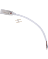 Ecola LED strip 220V connector кабель питания 150мм с муфтой и разъемом IP68 для ленты 14x7